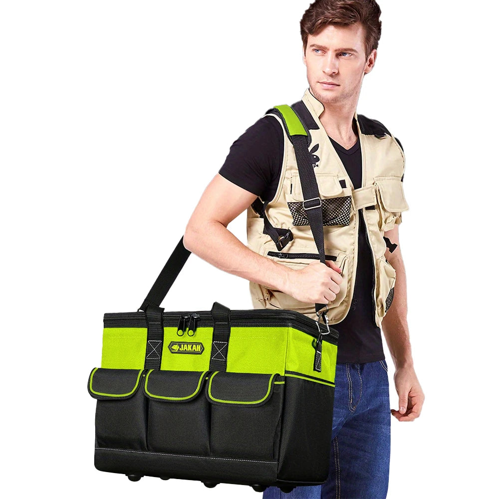 Heavy-Duty Open Top Tool Bag – Large Storage for Tradesmen