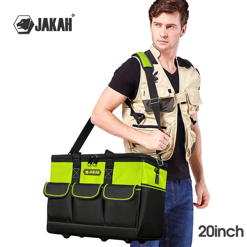 Heavy-Duty Open Top Tool Bag – Large Storage for Tradesmen