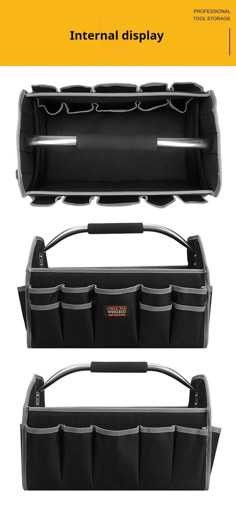 Heavy-Duty Tool Bag – Large Capacity Organizer