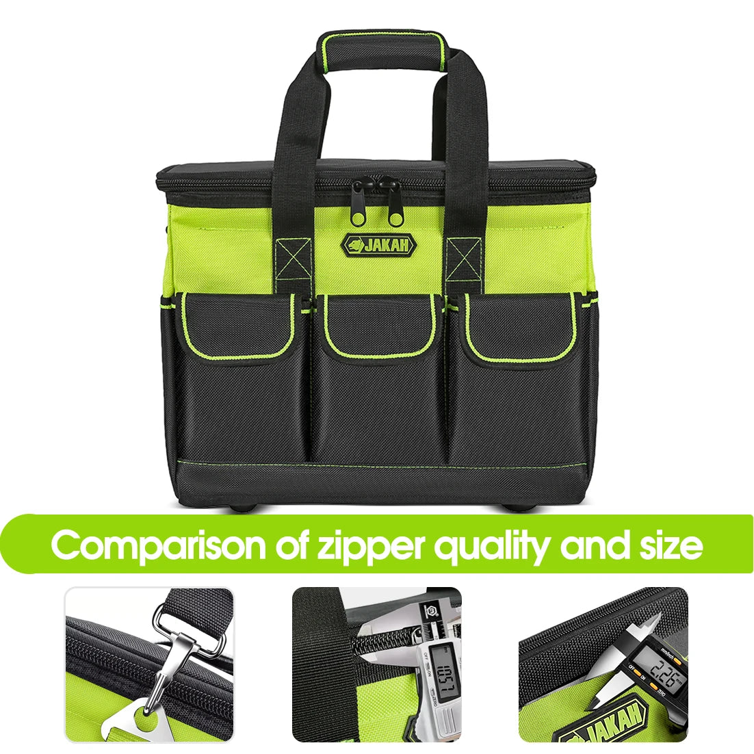 Heavy-Duty Open Top Tool Bag – Large Storage for Tradesmen