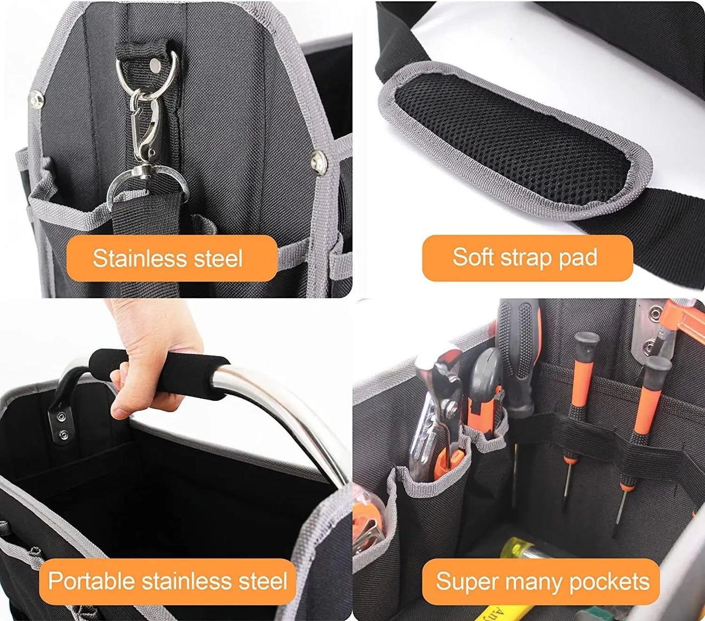 Heavy-Duty Tool Bag – Large Capacity Organizer