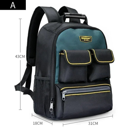 Heavy-Duty Canvas Tool Bag – Shoulder Backpack