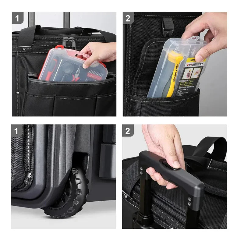 Heavy-Duty Rolling Tool Bag – Large Capacity & Wear-Resistant