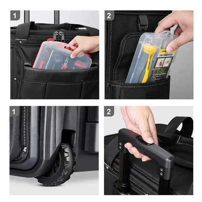 Heavy-Duty Rolling Tool Bag – Large Capacity & Wear-Resistant