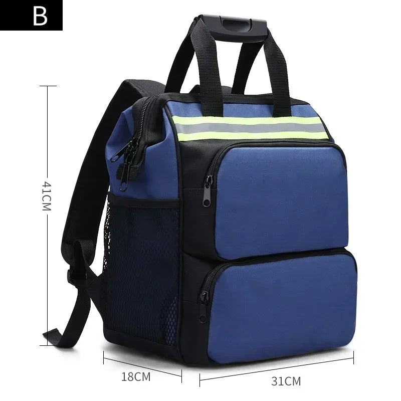 Heavy-Duty Canvas Tool Bag – Shoulder Backpack