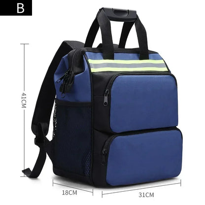 Heavy-Duty Canvas Tool Bag – Shoulder Backpack