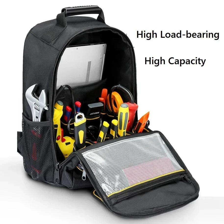Heavy-Duty Canvas Tool Bag – Shoulder Backpack
